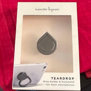 Nanette Lepore Black Teardrop Ring Holder